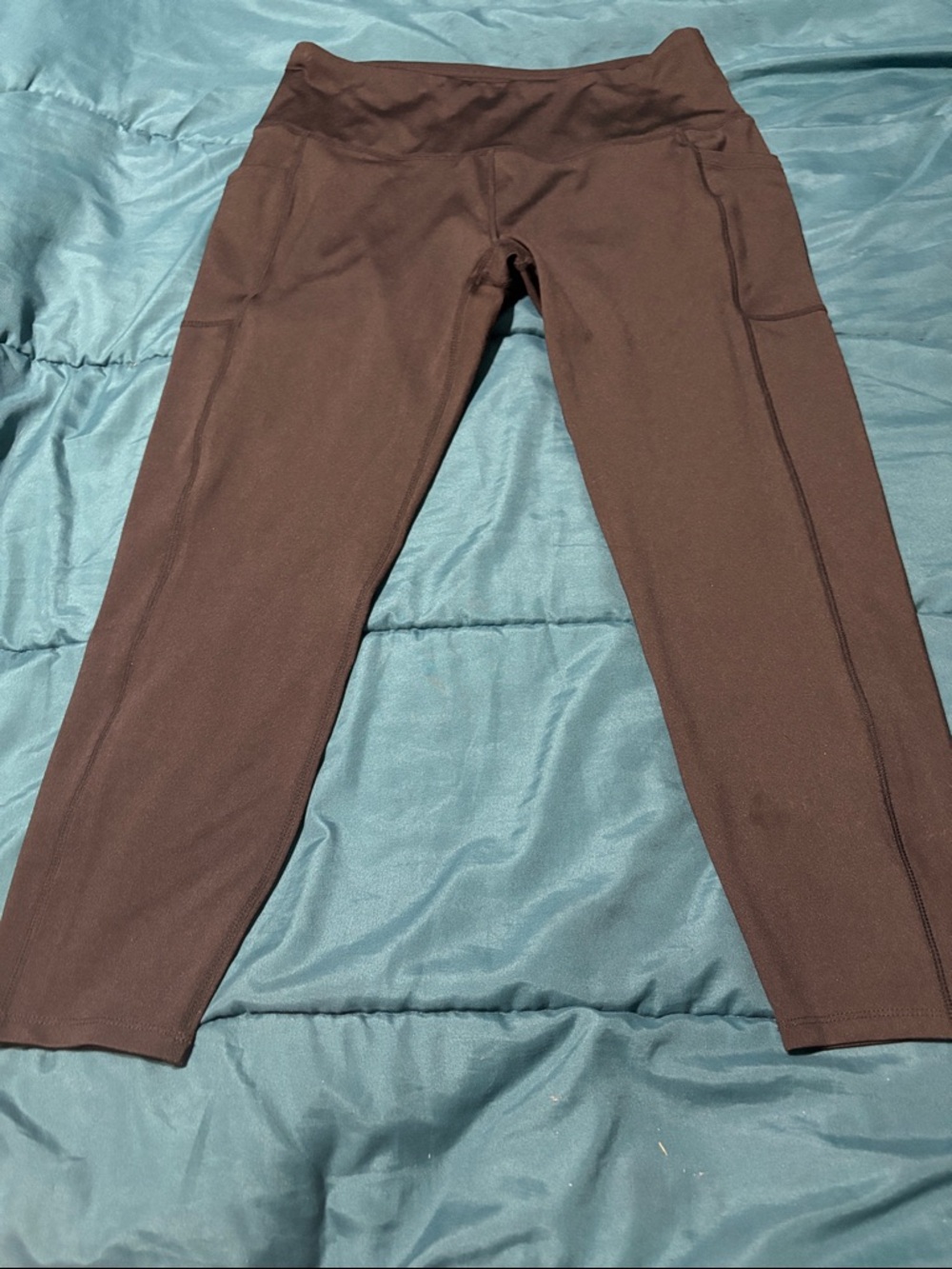 N Y L - Women’s High-Waist Black Leggings - XL